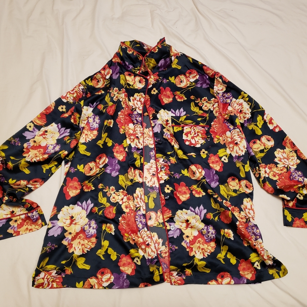 Floral  pajamas top